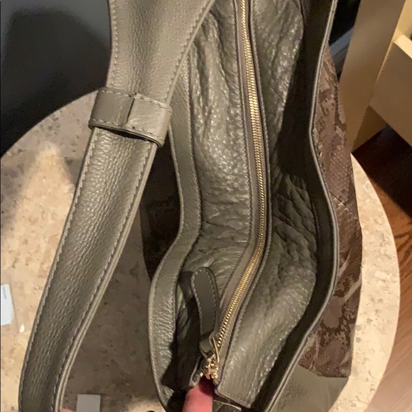 Gucci Bag Green Python Greenwich Hobo Army Bag - Picture 12 of 13